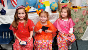 Montessori Center Students Dressed in Multicultural Outfits