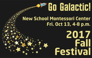 2017 fall festival go galactic graphic dates title rocket stars dark background