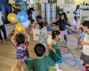 children dancing