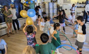 children dancing