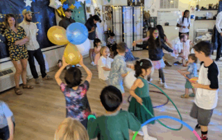 children dancing