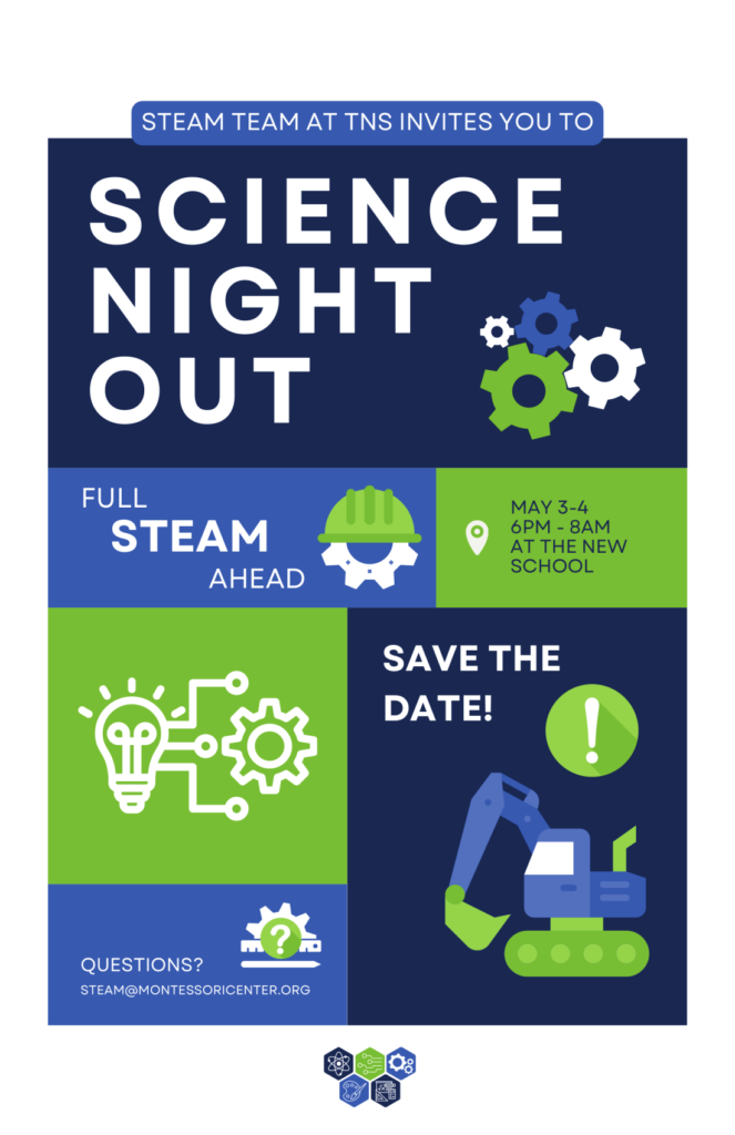 science night campout flier