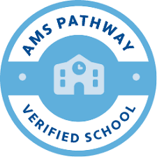 logo of American Montessori Society Verified School badge