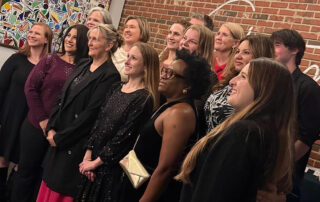 Staff and teachers at The New School Montessori Center Fall Gala and Silent Auction, 2024Group photo of staff and teachers from The New School Montessori Center at the Fall Gala and Silent Auction in 2024, Staff and teachers at The New School Montessori Center Fall Gala and Silent Auction, 2024