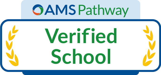 AMS Verified School Logo